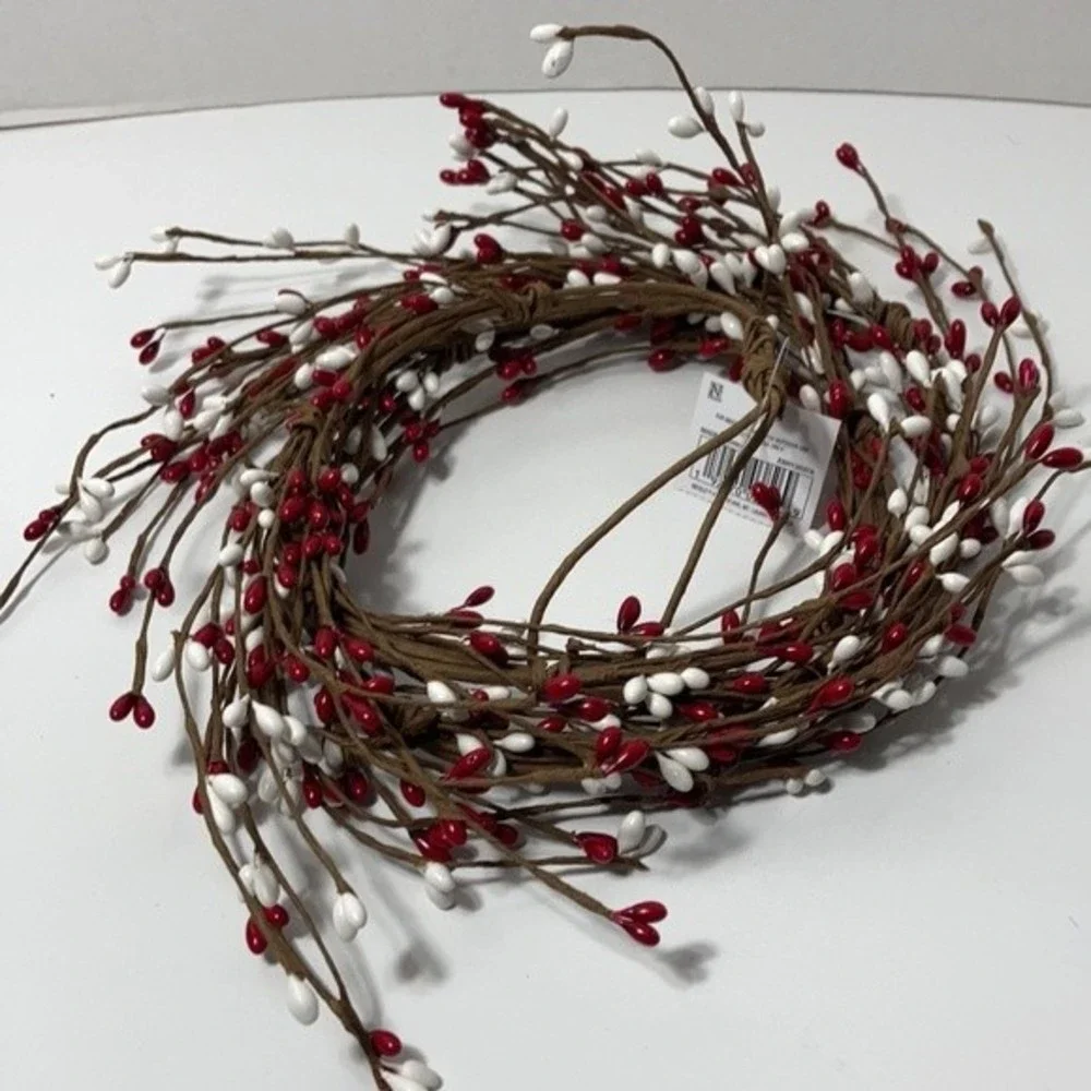 5) Floral Crafts Winter Berry Rope Twig Pliable Decorations 4 Feet